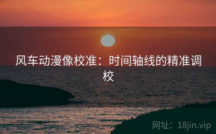 风车动漫像校准：时间轴线的精准调校